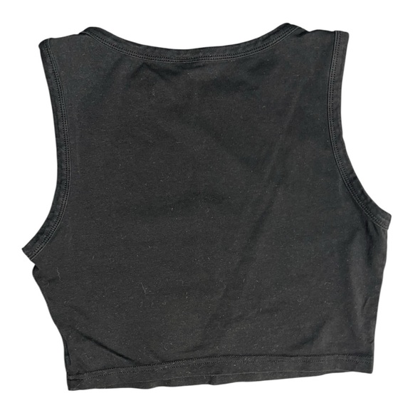 🟣SHEIN Black Sleeveless Crop Top – Size Medium - Picture 2 of 3
